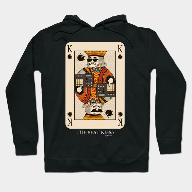 Beatmaker King Card for Music Producer and Dj Hoodie by Mewzeek_T